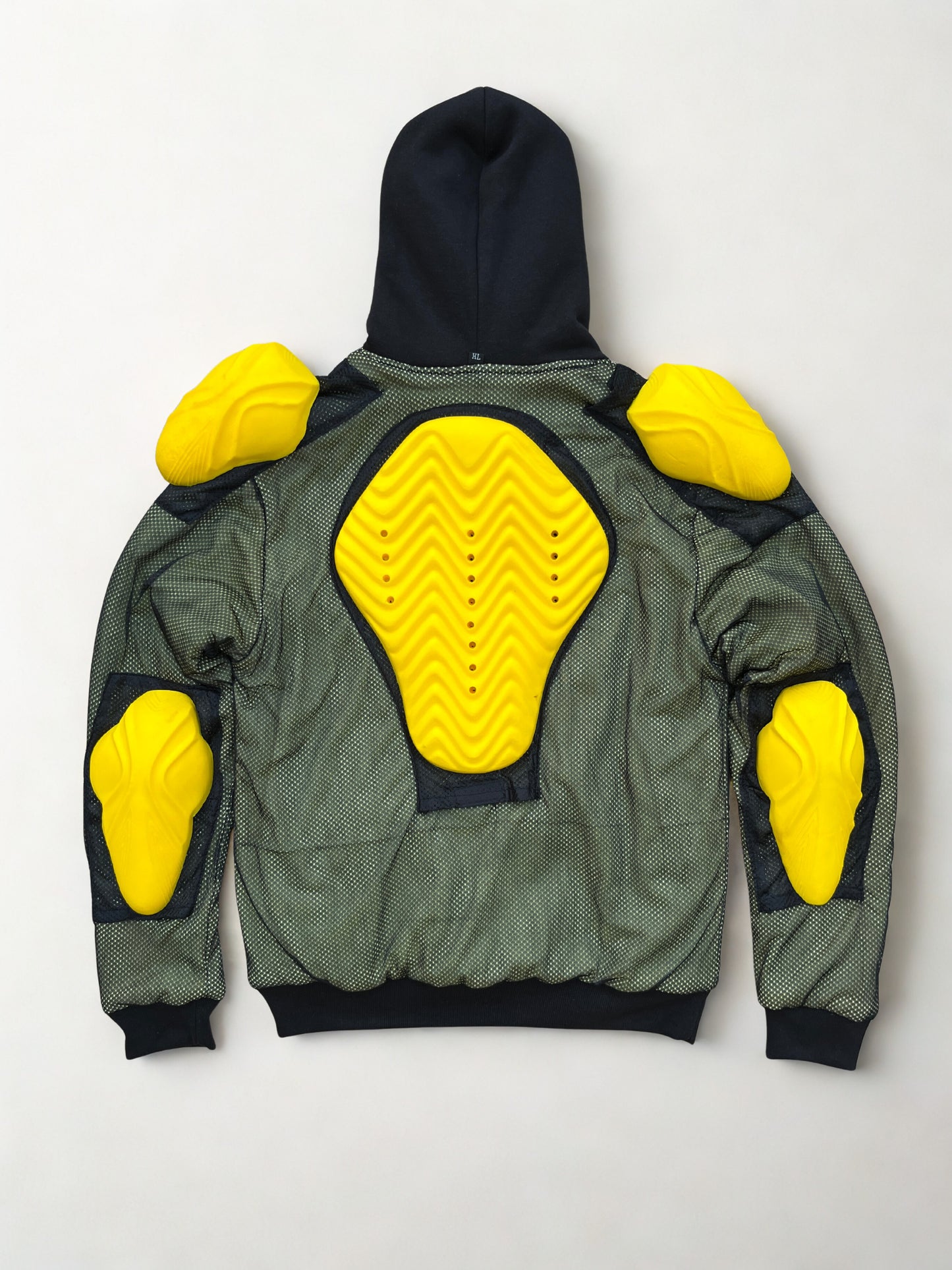 SAMPLE OF MOTORCYCLE PROTECTIVE HOODIE – CE ARMOR READY, DUPONT™ KEVLAR® PANELS