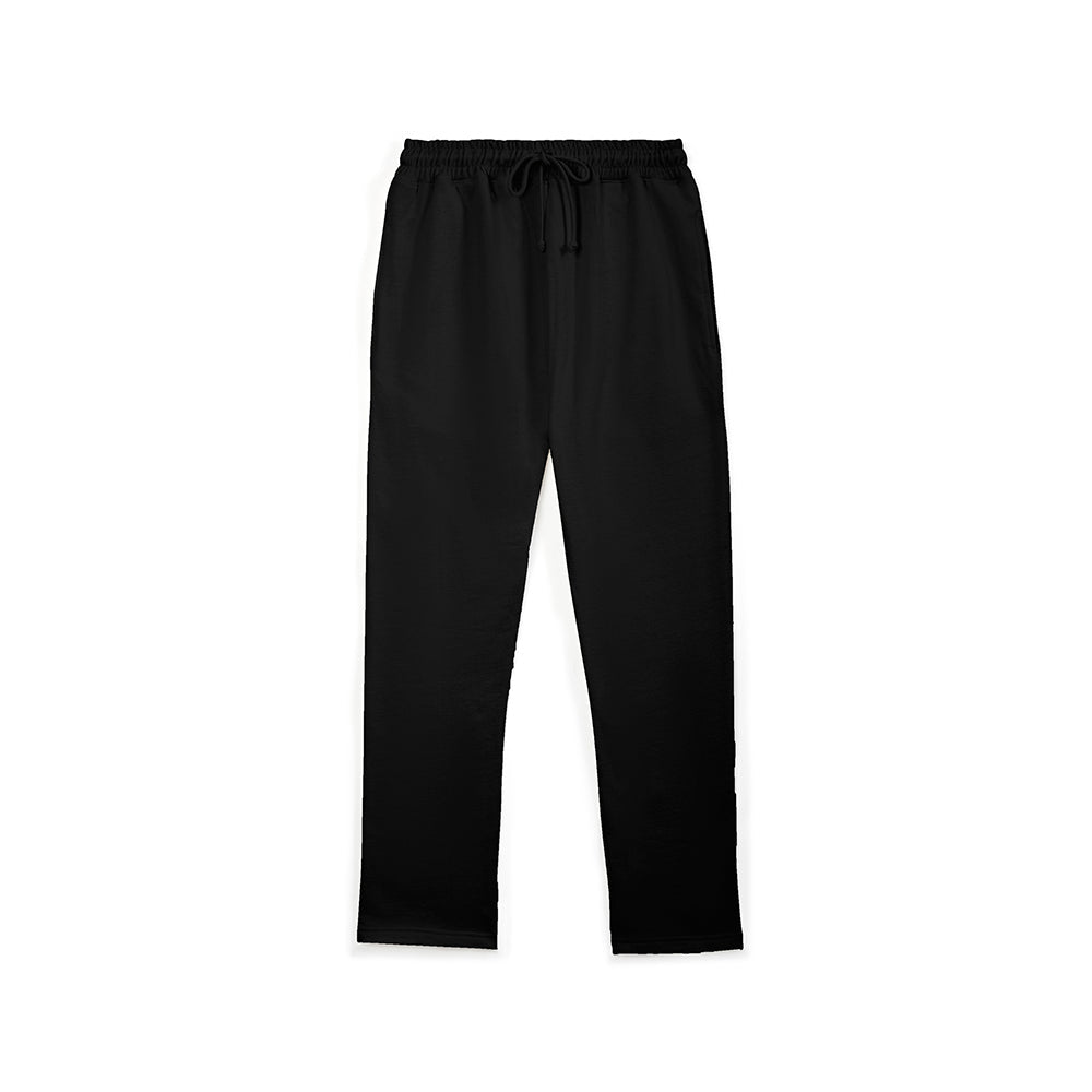 Black premium oversized 500gsm French Terry joggers baggy boxy fit streetwear