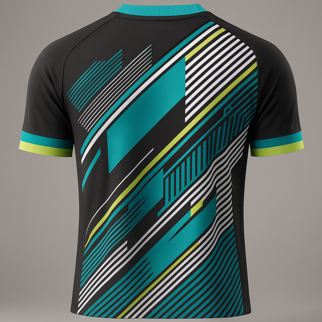 SAMPLE OF ALL-OVER SUBLIMATION PERFORMANCE TEES FOR FITNESS AND GYM WEAR