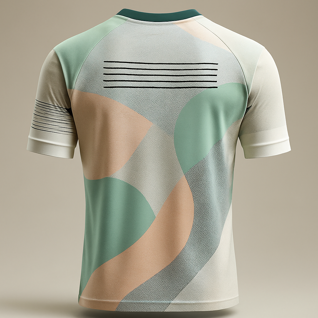 SAMPLE OF ALL-OVER SUBLIMATION PERFORMANCE TEES FOR FITNESS AND GYM WEAR