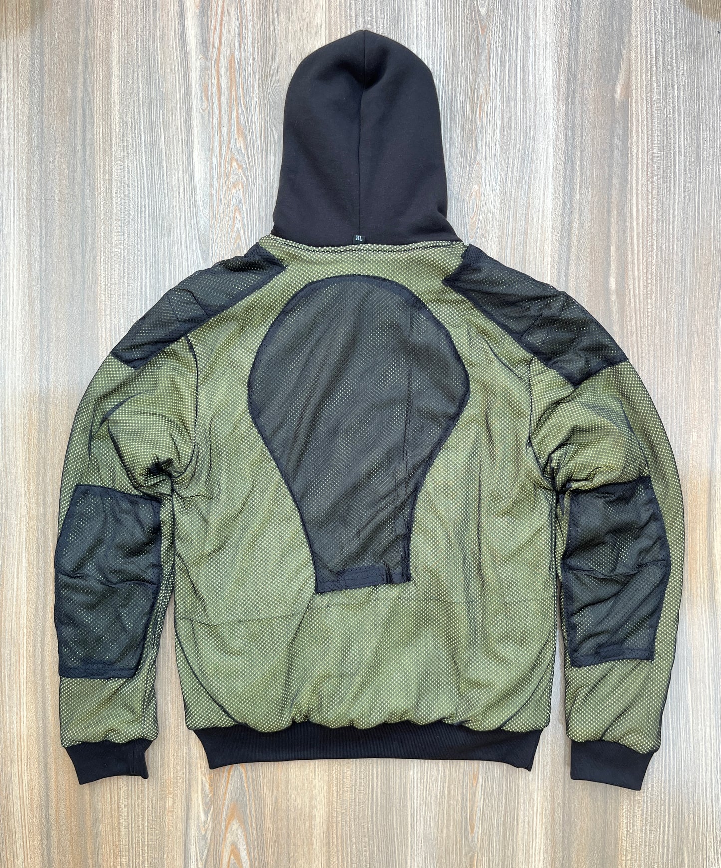 SAMPLE OF PROTECTIVE MOTORBIKE HOODIE – DUPONT™ KEVLAR® REINFORCED WITH CE ARMOR POCKETS