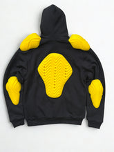 SAMPLE OF MOTORCYCLE PROTECTIVE HOODIE – CE ARMOR READY, DUPONT™ KEVLAR® PANELS