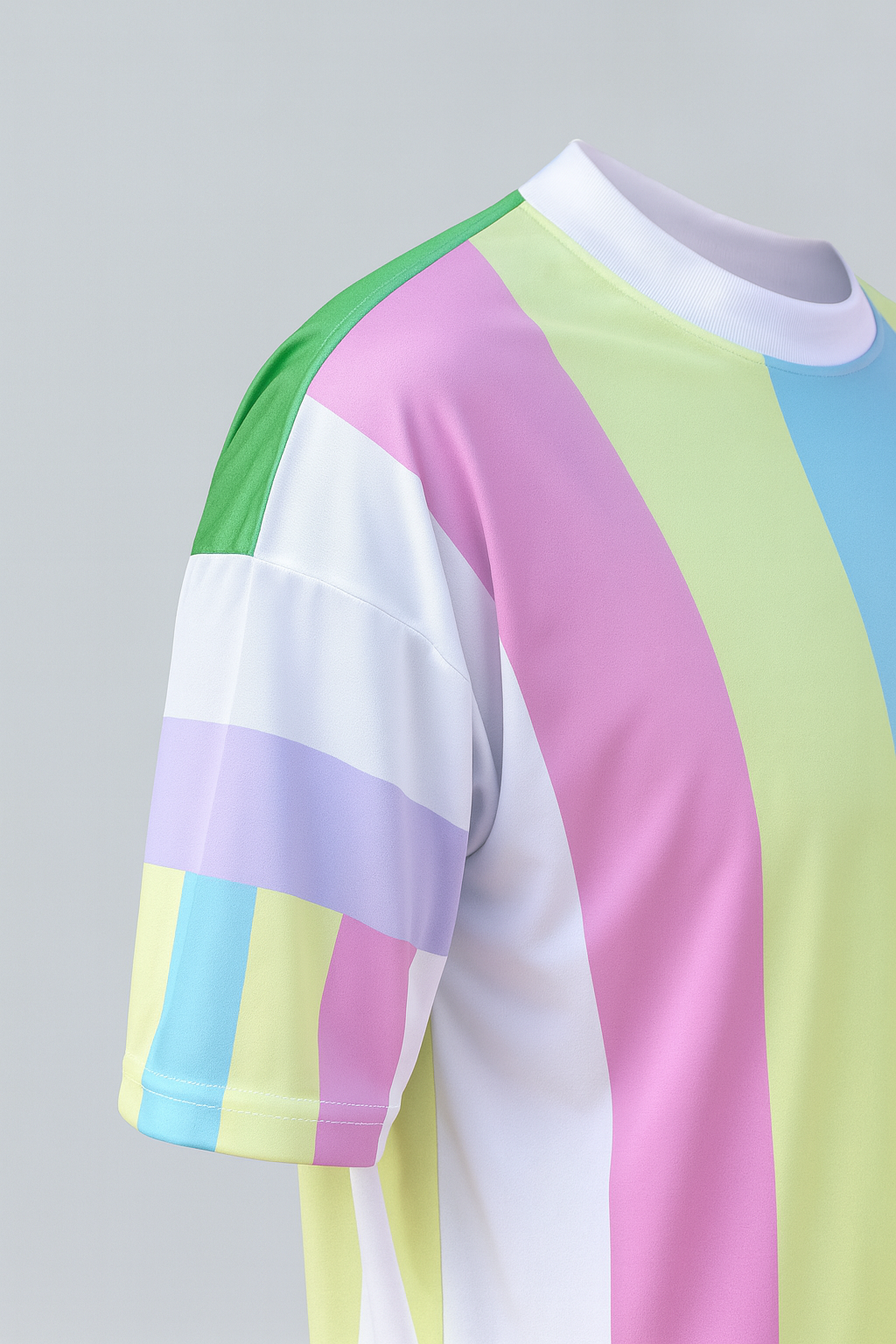 SAMPLE OF URBAN MIDNIGHT STRIPE BOXY JERSEY NEW STYLE STREETWEAR