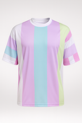 SAMPLE OF NEW STYLE PASTEL WAVE STRIPE BOXY JERSEY PREMIUM STREETWEAR