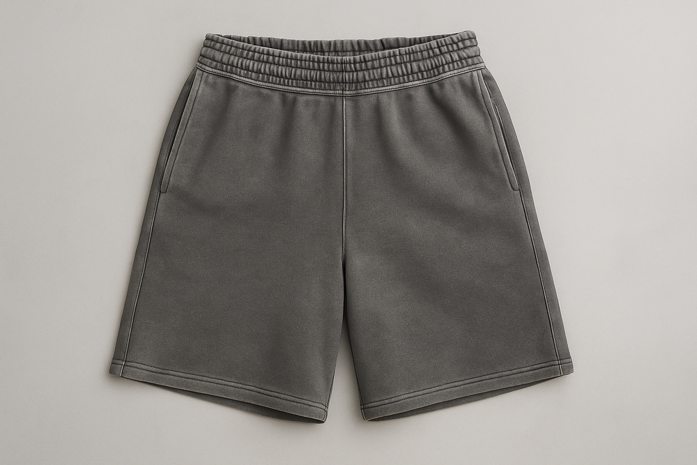 oversized 450gsm French Terry joggers charcoal grey streetwear