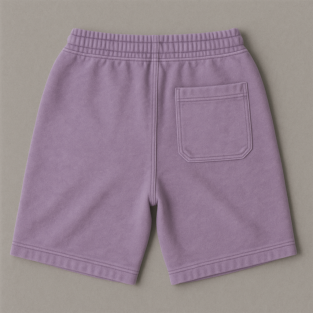 luxury oversized joggers 450gsm French Terry rhapsody lilac cotton