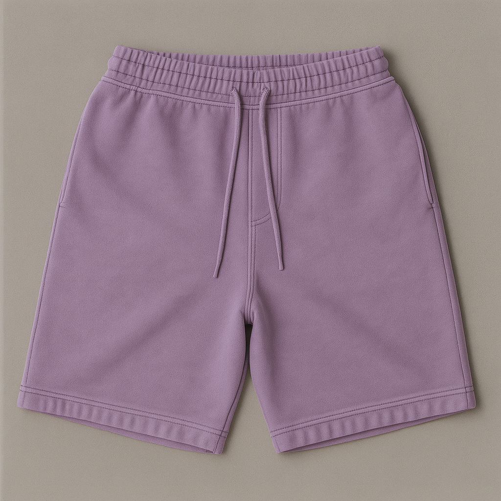 luxury oversized joggers 450gsm French Terry rhapsody lilac cotton