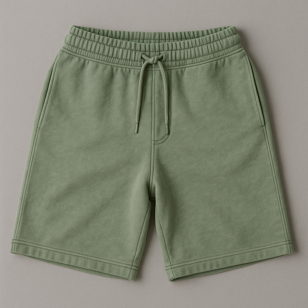 urban streetwear look with oversized 450gsm Racing green French Terry joggers baggy fit