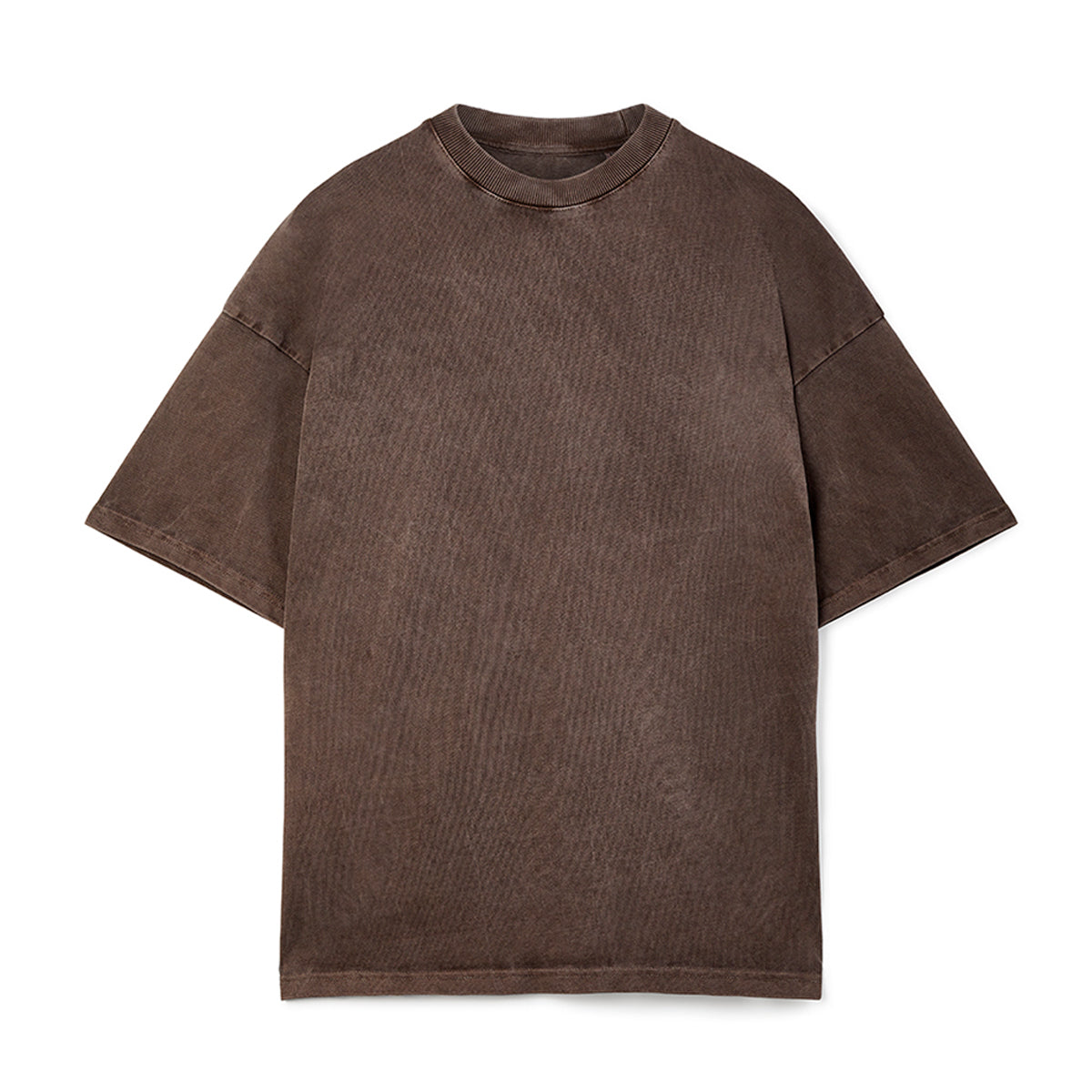 luxury oversized t-shirt 350gsm heavyweight cotton boxy drop shoulder fit
