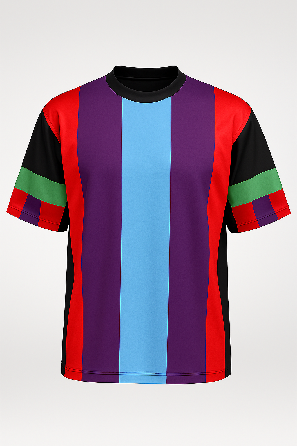 SAMPLE OF URBAN MIDNIGHT STRIPE BOXY JERSEY NEW STYLE STREETWEAR