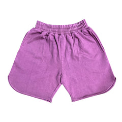 Pink urban streetwear look with oversized 450gsm French Terry joggers baggy fit