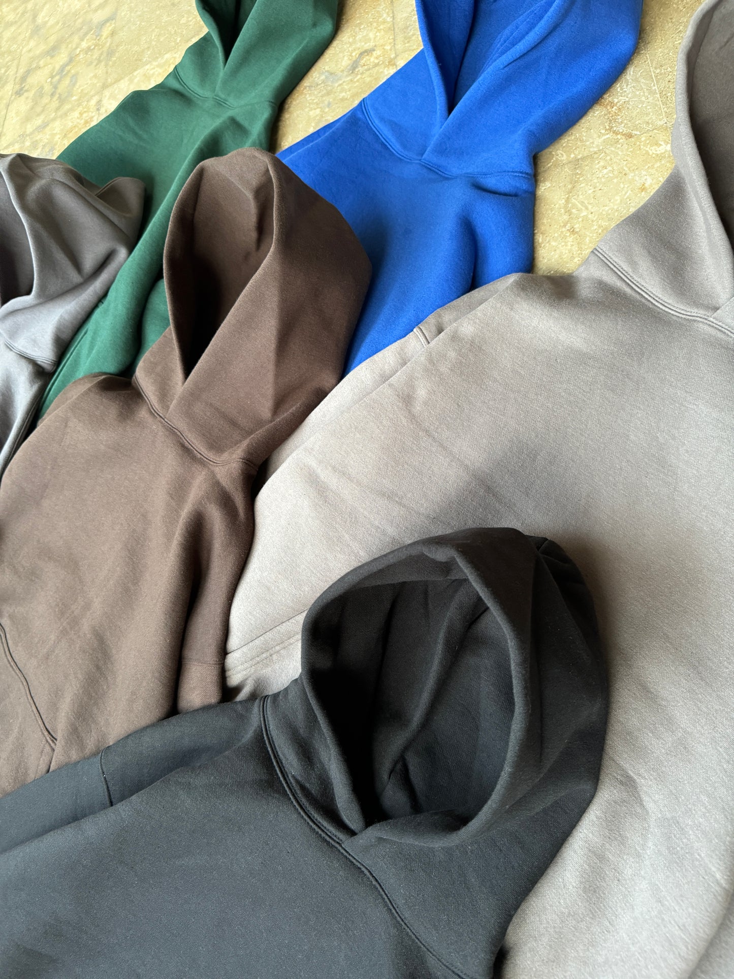 Dropped Shoulders 400gsm Cotton-Poly Fleece Blank Oversized Pullovers