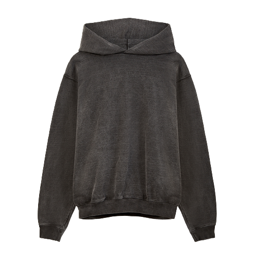 Premium stone washed Oversized Pullover crafted with 500gsm Fleece / French Terry Cotton with vintage effects-Sample