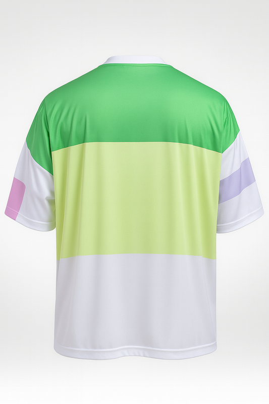 SAMPLE OF NEW STYLE PASTEL WAVE STRIPE BOXY JERSEY PREMIUM STREETWEAR