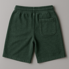 oversized French Terry joggers 450gsm forest green baggy fit streetwear