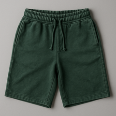 oversized French Terry joggers 450gsm forest green baggy fit streetwear