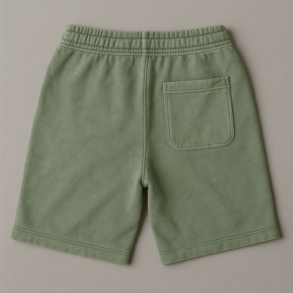 oversized French Terry joggers 450gsm sage green baggy fit streetwear